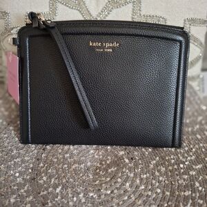 Kate Spade ♤ Wristlet with Gold Logo